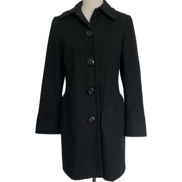 Ann Klein 90 y2k black coat - Picture 1 of 10